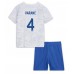 Frankrijk Raphael Varane #4 Babykleding Uitshirt Kinderen WK 2022 Korte Mouwen (+ korte broeken)